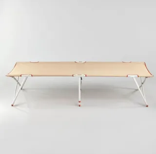 Cama plegable catre 190x65 cm. Color verde.