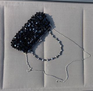 Pochette donna paillettes