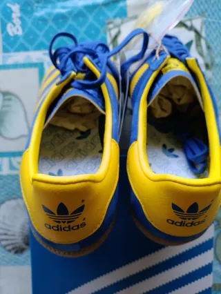 Adidas Stockholm Azul/Amarillo Talla 42
