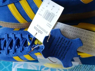 Adidas Stockholm Azul/Amarillo Talla 42