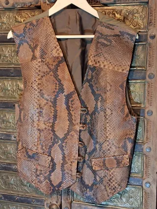 Chaleco de piel vintage