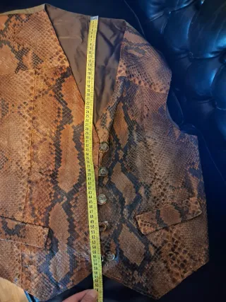 Chaleco de piel vintage