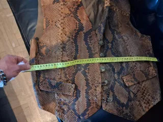 Chaleco de piel vintage