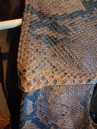 Chaleco de piel vintage