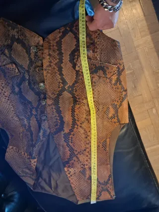 Chaleco de piel vintage