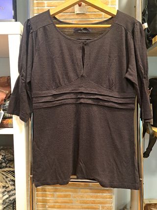 Jersey punto manga media talla L 40