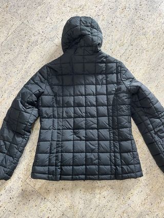 Piumino donna double-face verde/beige