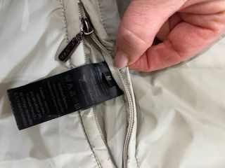 Piumino donna double-face verde/beige