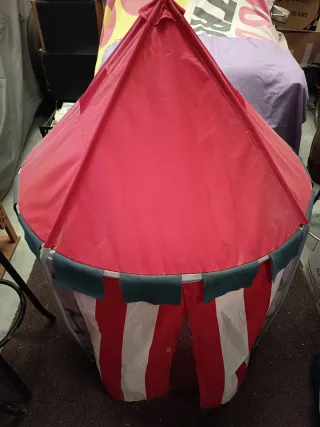 Tienda campaña circo niños