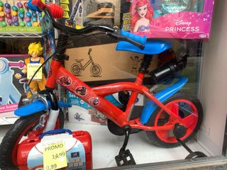 Bicicletta Spiderman 12 pollici