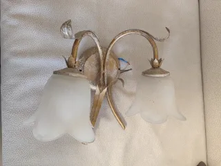 Lampade da parete ddorate