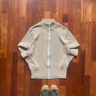 Jersey Beige Cremallera