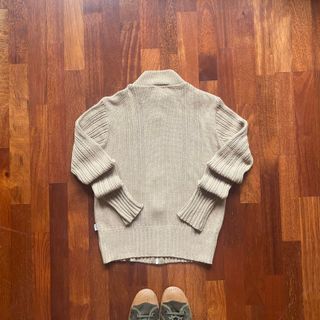 Jersey Beige Cremallera