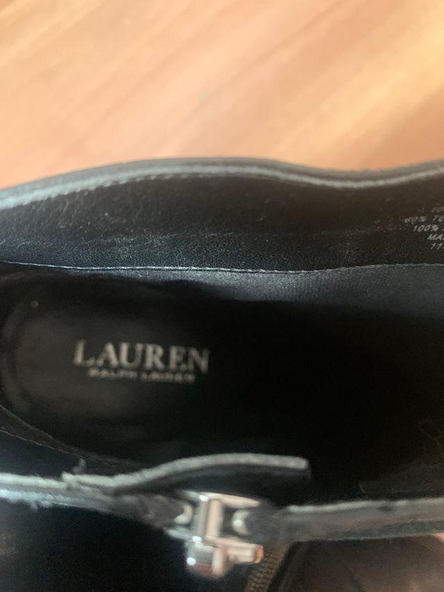 Botas de piel Ralph Lauren mujer