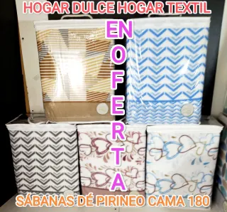 Juego Sábanas Pirineo Cam 180  Oferta