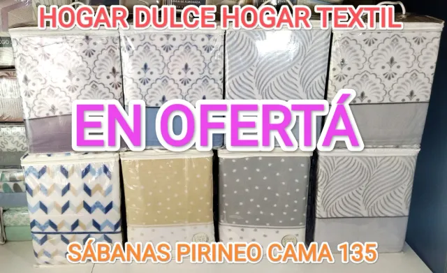 Juego Sábanas Pirineo Cam 180  Oferta