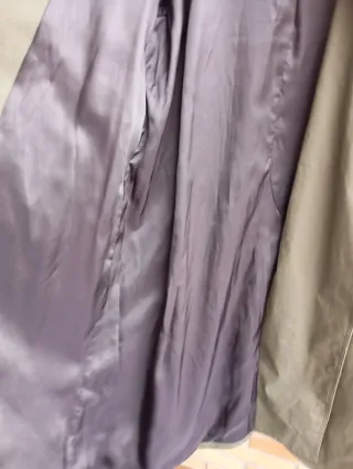 Gabardina Zara Verde Oliva talla S y XS