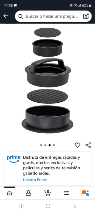 Prensa Hamburguesas Antiadherente