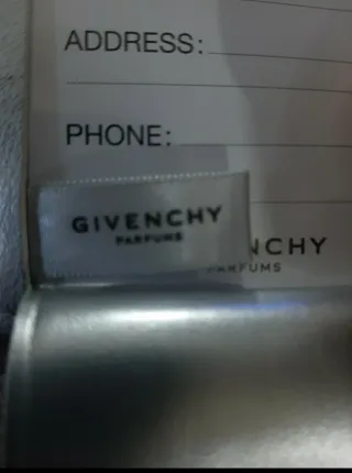 Cartellino bagaglio Givenchy Argento/Bianco