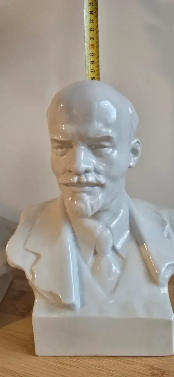 Bustos Lenin URSS Porcelana Blanca Lomonosov
