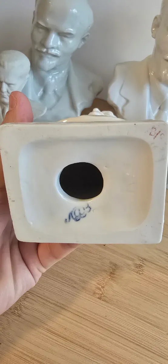 Bustos Lenin URSS Porcelana Blanca Lomonosov