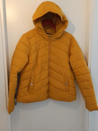 Cazadora acolchada amarilla talla XXL