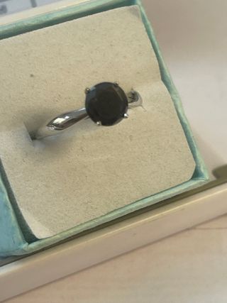 Anillo Oro 18k Diamante Negro 1.04 Ct IGL