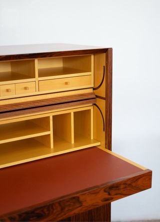 Escritorio de palisandro 1980