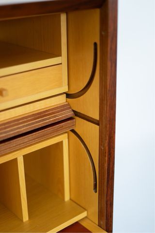 Escritorio de palisandro 1980