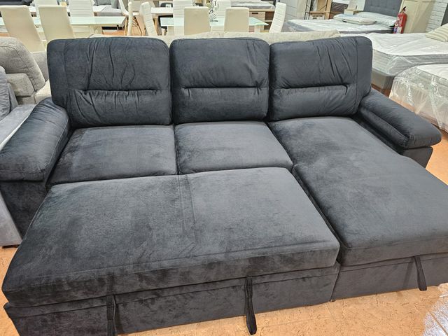 BLACK FRIDAY DE SOFA CAMA CHAISE LONGUE CON ARCON