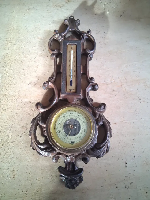 Barometro Termometro Anni 50