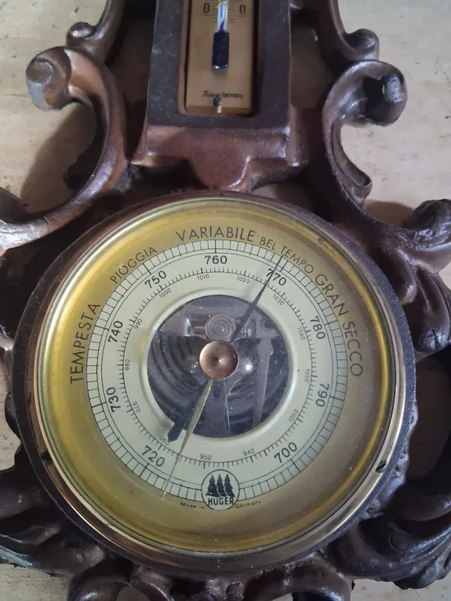 Barometro Termometro Anni 50