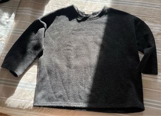 Jersey Oversize Pull&Bear Gris Talla M