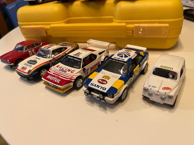 Coleção de carros de rally Scalextric