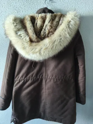 Chaquetón de mujer marrón