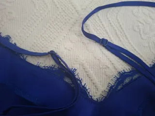 Combinación Lise Charmel Azul Encaje