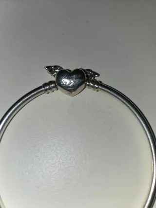 Pulsera Pandora Corazón Alado Plata
