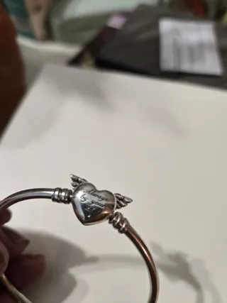 Pulsera Pandora Corazón Alado Plata