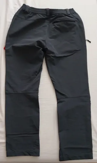 Pantalón Trekking Gris y Rojo