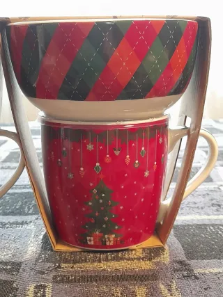 Set  Tazze e Ciotole Natalizie