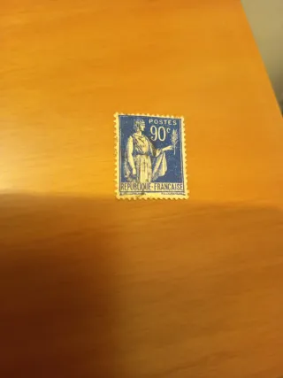 Sello Francés 90c República Francesa
