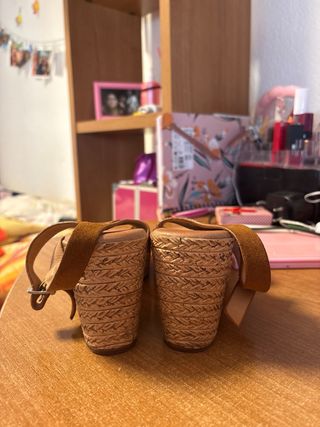 Sandalias Marrones Cuña