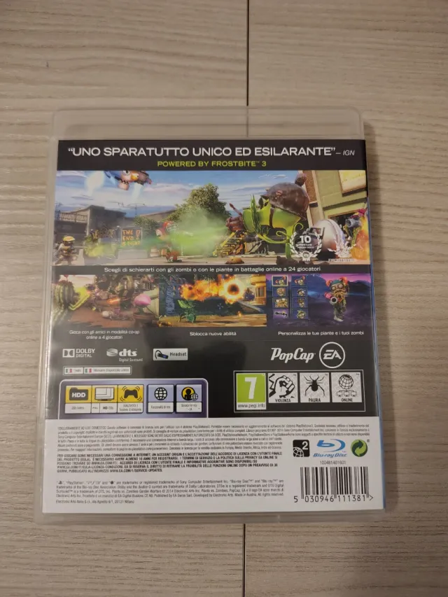Plants vs Zombies Garden Warfare PS3