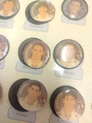 Pins y Fichas Jugadores Real Madrid 94-95