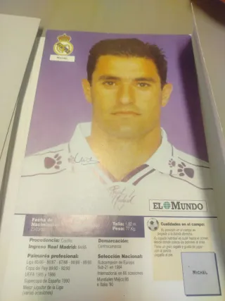 Pins y Fichas Jugadores Real Madrid 94-95