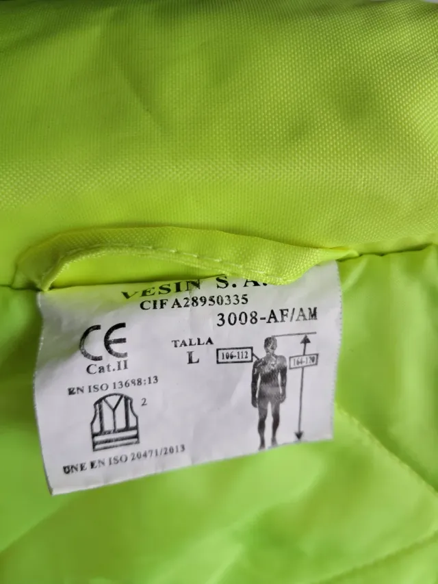 Anorak Alta Visibilidad Trabajo