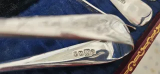 Set 6 Cucchiai e Portazollette in silver plated