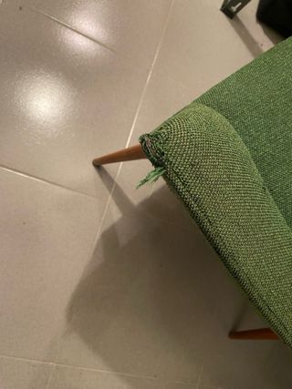 Sillón Nórdico Diseño Años 70 Verde