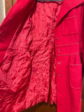 Abrigo DENNY ROSE Rojo