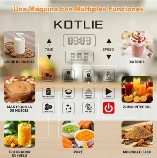 Batidora Licuadora KOTLIE 2000W 8 Programas
